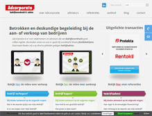 Tablet Screenshot of adcorporate.nl